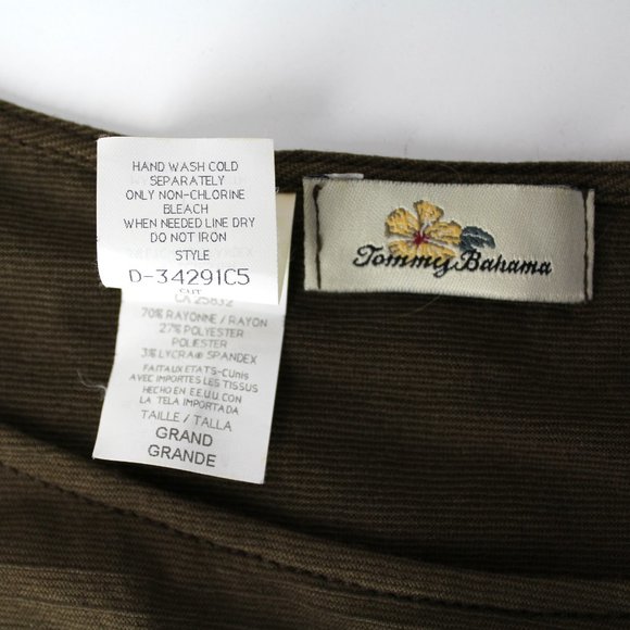 Tommy Bahama size L dolman sleeve relax fit womens knit top blouse brown - Picture 7 of 7